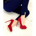 Private Label Big Size Sexy 15CM Super High Stilettos Waterproof Platform Thin Heel Pumps Shoes